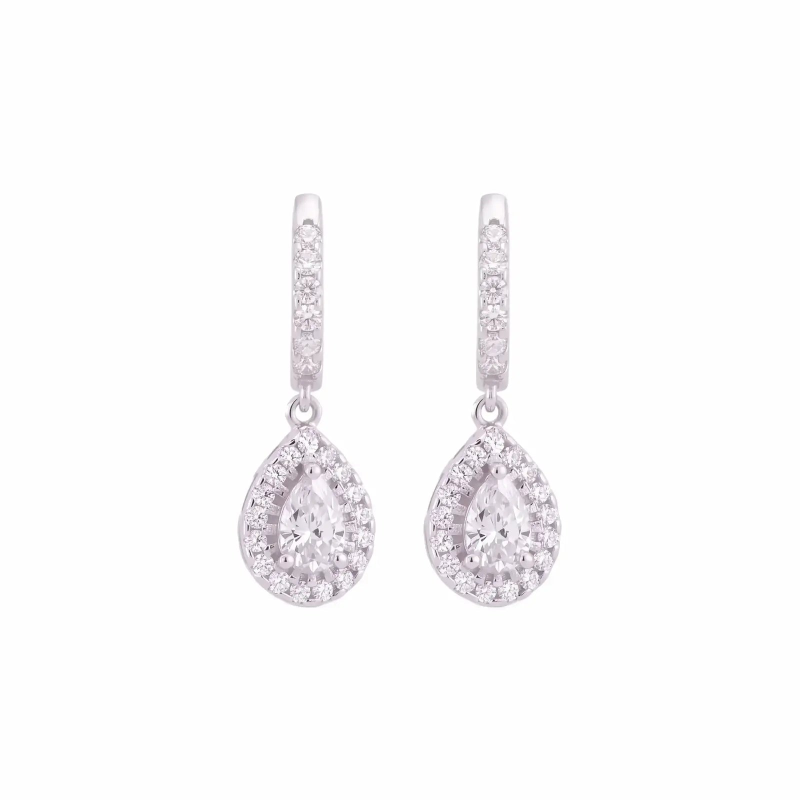 Aurora Pear CZ Drop Earring - My Store