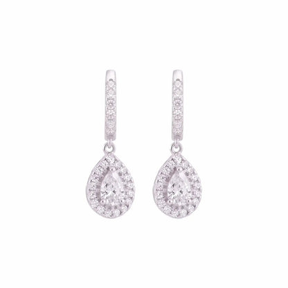 Aurora Pear CZ Drop Earring - My Store