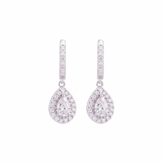 Aurora Pear CZ Drop Earring - My Store