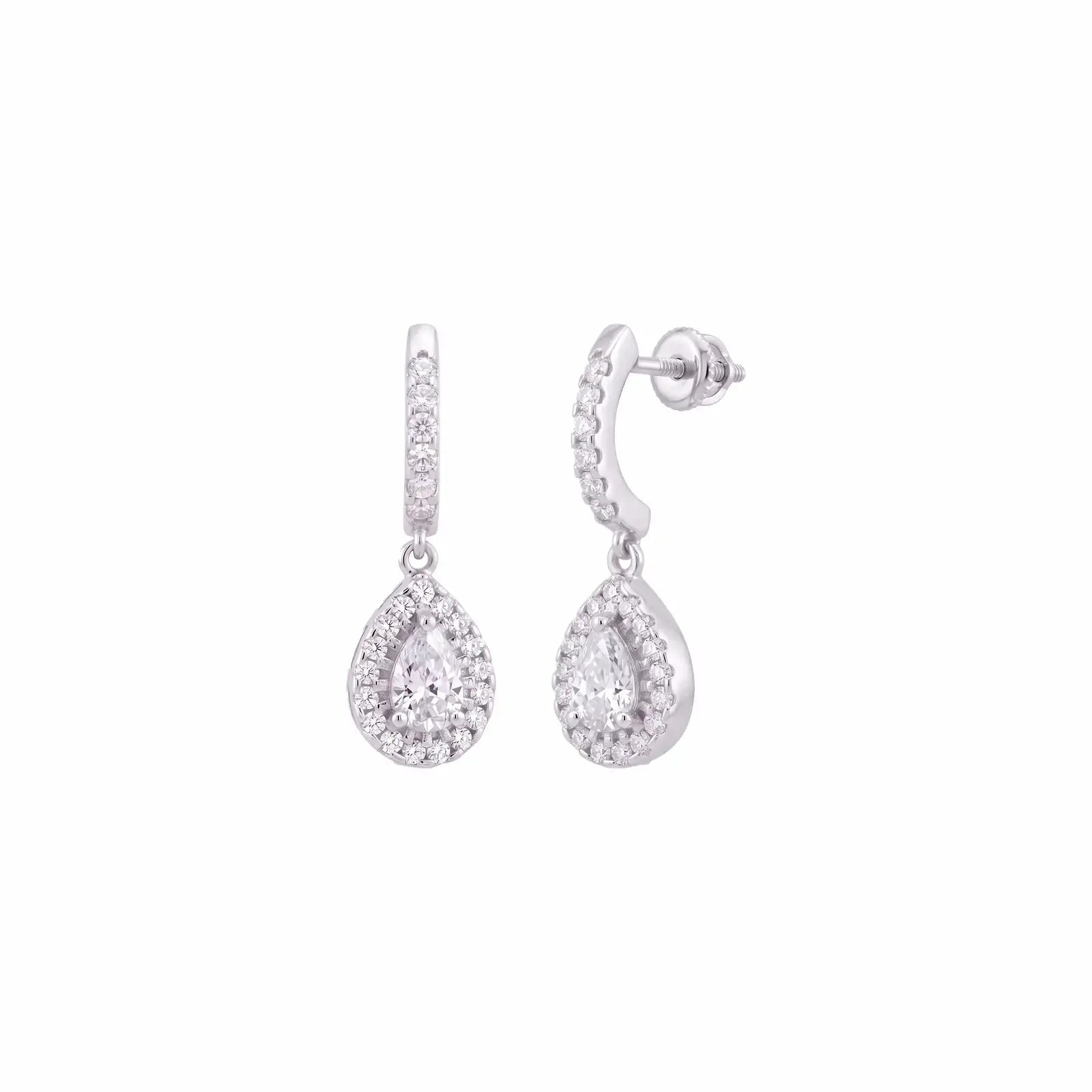 Aurora Pear CZ Drop Earring - My Store
