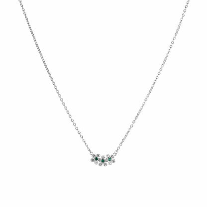 Celeste Green Cluster Necklace - My Store