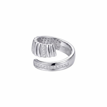 Curve CZ Adjustable Ring - My Store