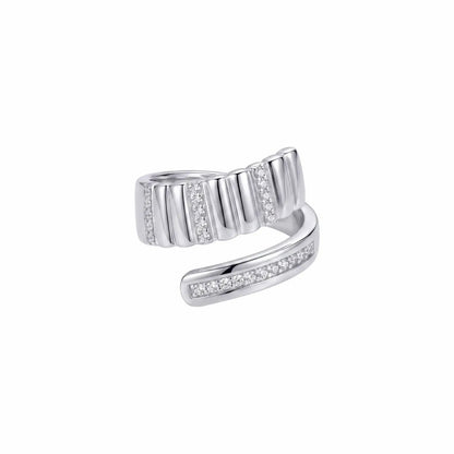 Curve CZ Adjustable Ring - My Store