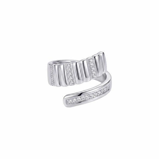 Curve CZ Adjustable Ring - My Store