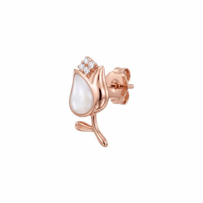 CZ Rose Blossom Earrings - My Store