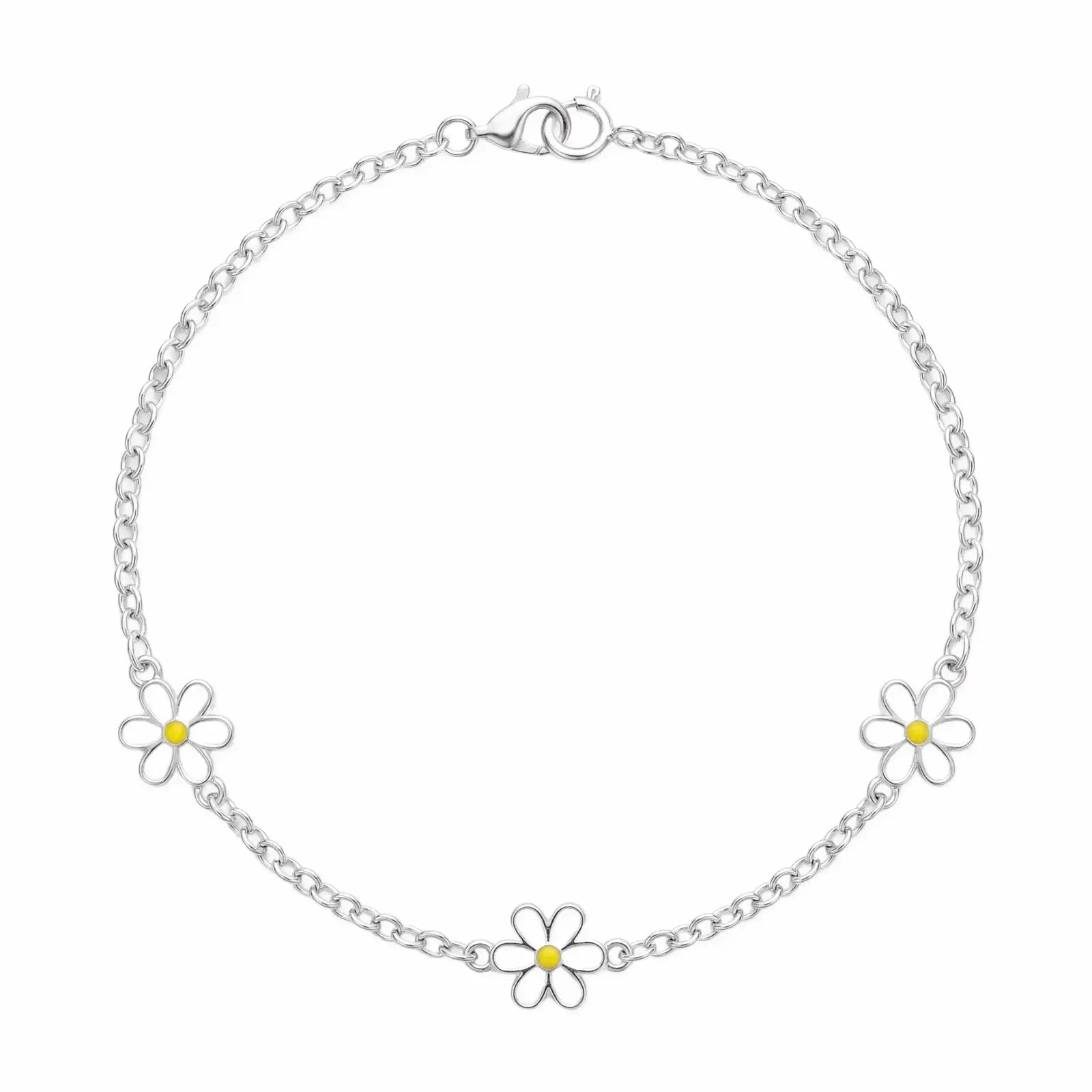 Daisy Bloom Enamel Bracelet - My Store