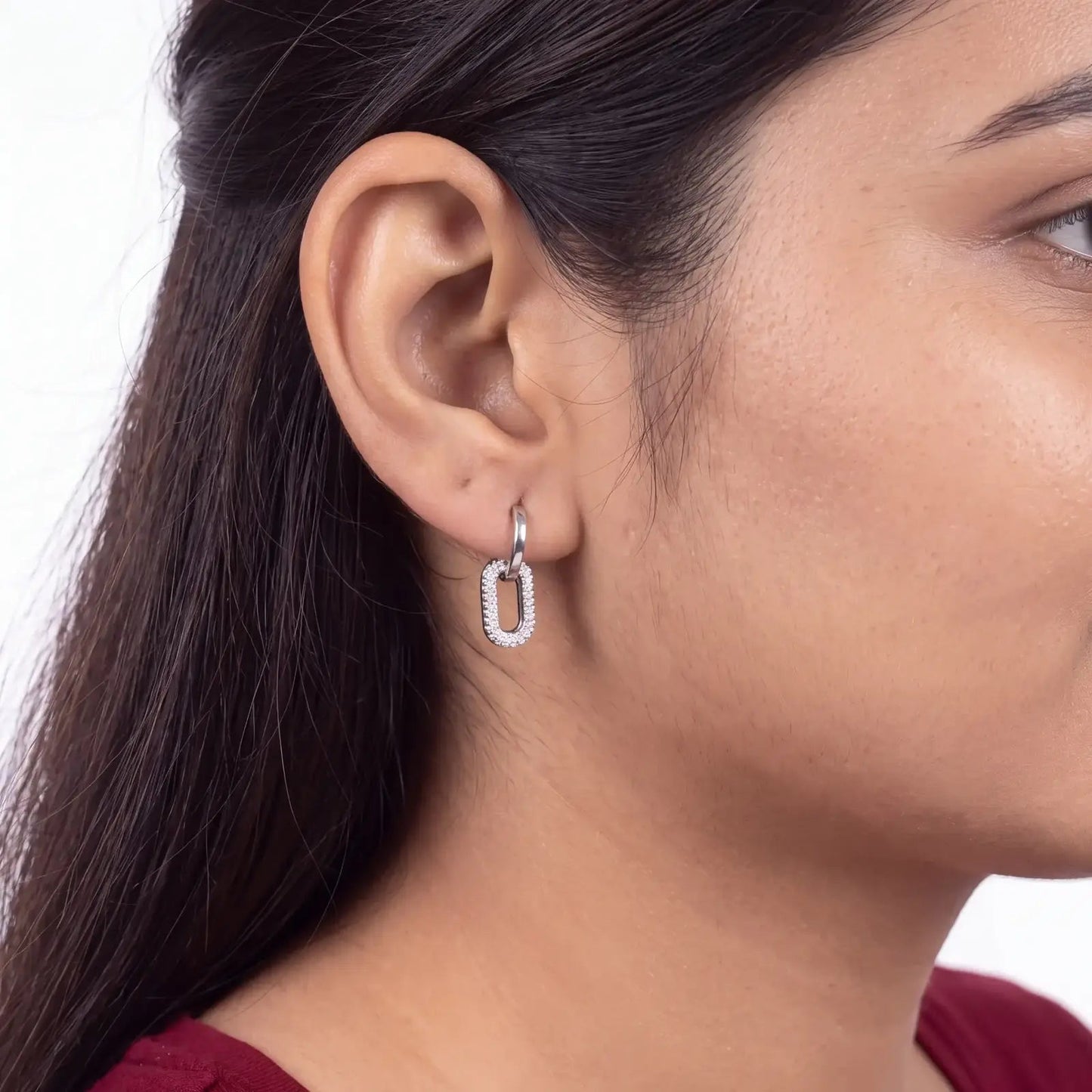 Elara Link Huggie Earring - My Store