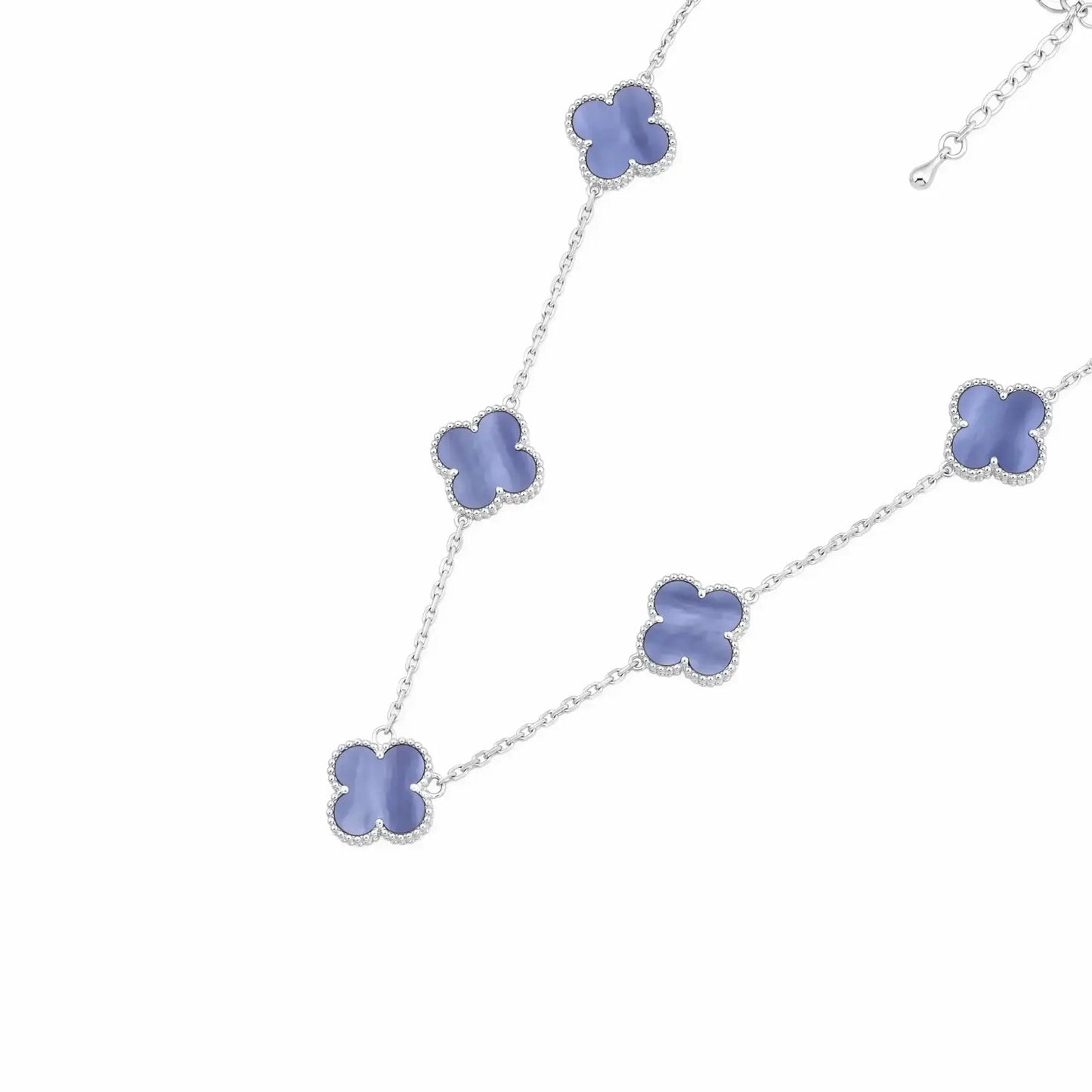 Lavender Clover Charm Necklace - My Store
