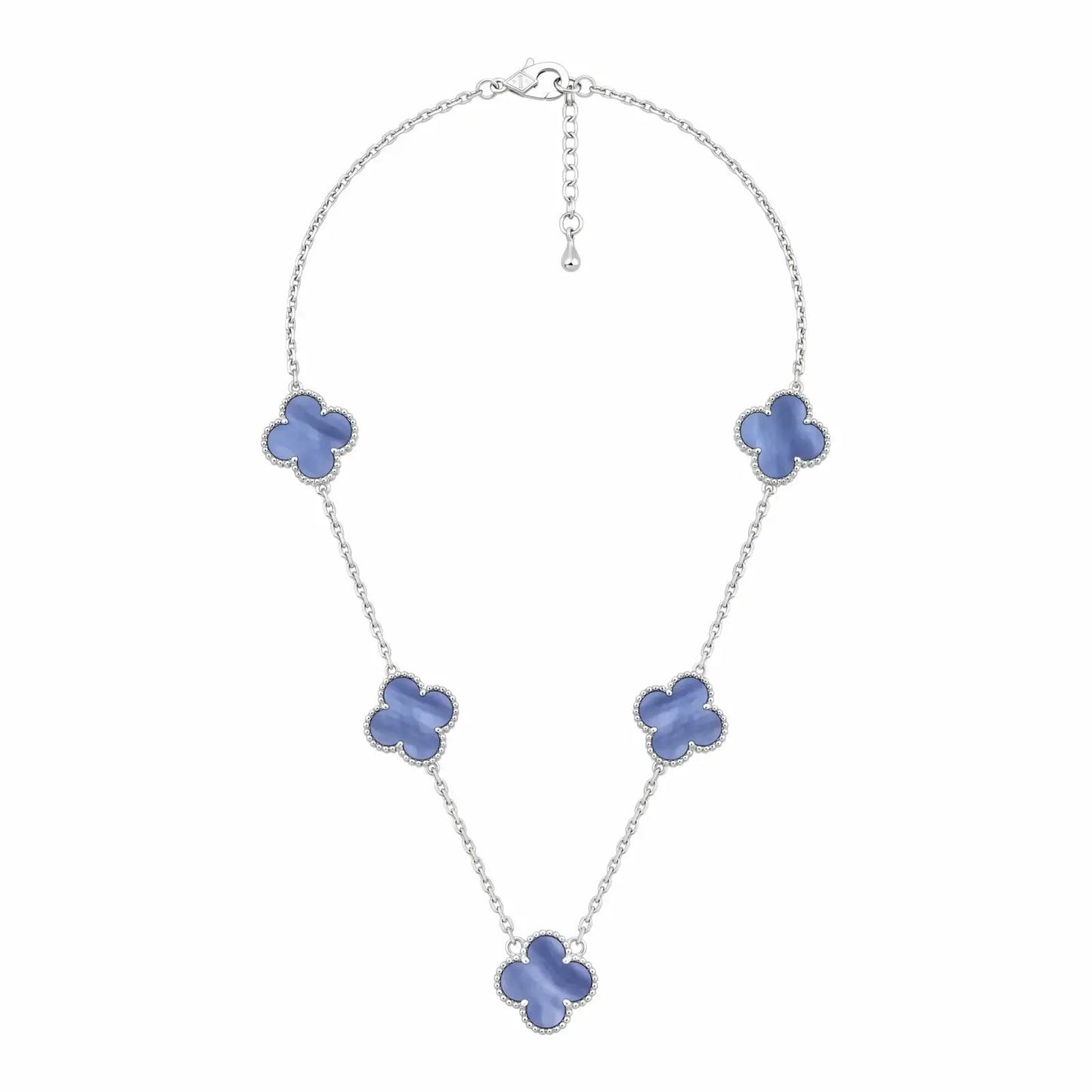 Lavender Clover Charm Necklace - My Store