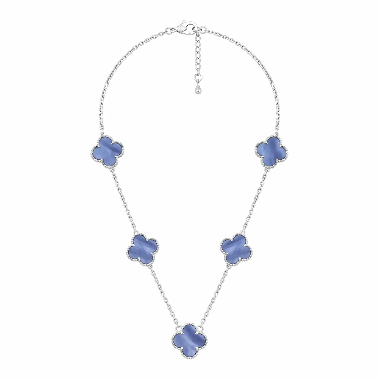 Lavender Clover Charm Necklace - My Store