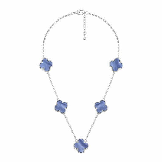 Lavender Clover Charm Necklace - My Store
