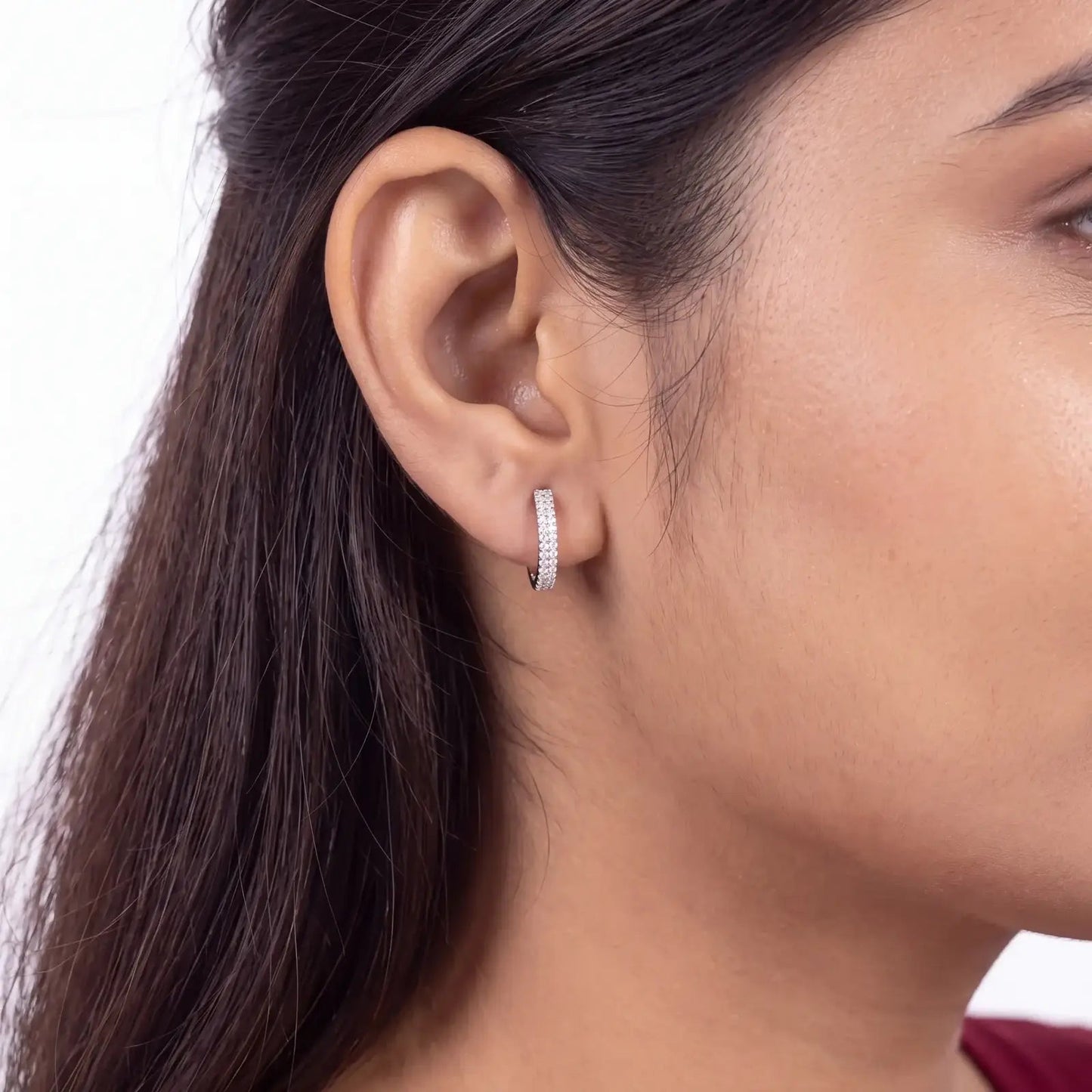 Luna Pave Hoop Earring - My Store