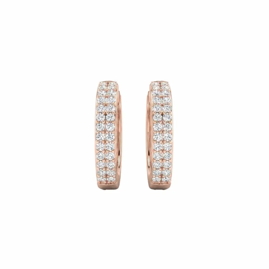 Luna Pave Hoop Earring - My Store