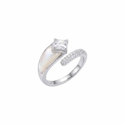 MOP & CZ Radiance Adjustable Ring - My Store