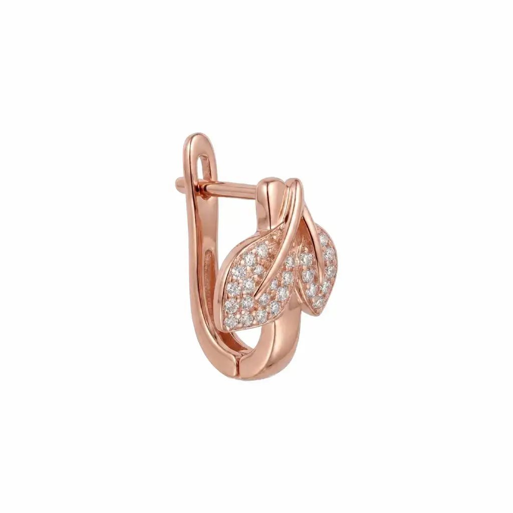 Olive Leaf Huggie Earring - My Store