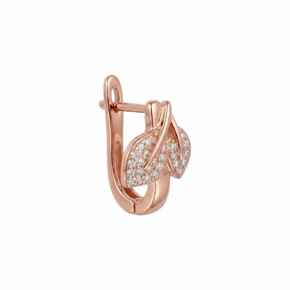 Olive Leaf Huggie Earring - My Store