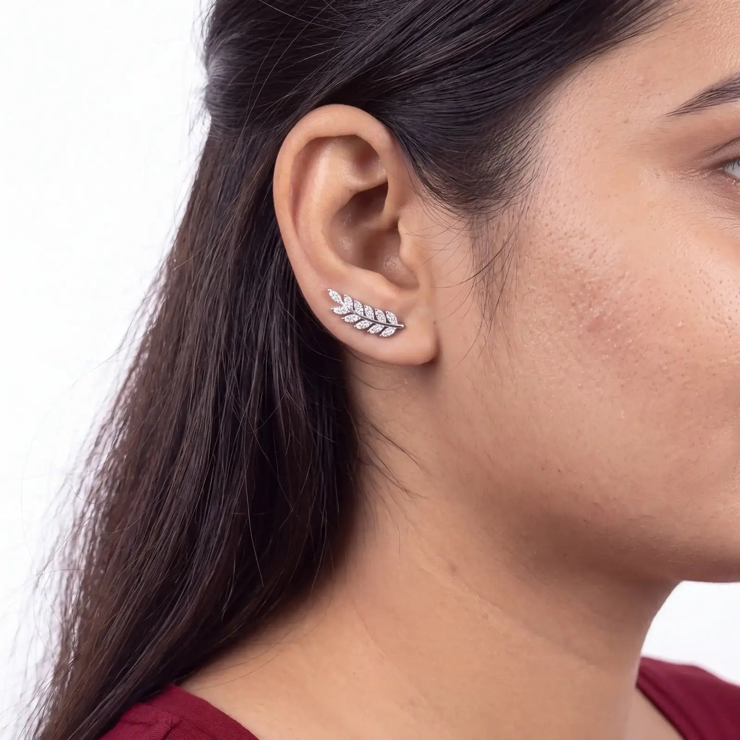 Radiant Leaf Climber Earring - My Store
