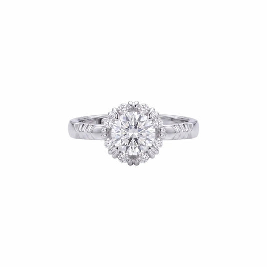 Starlight Solitaire Adjustable Ring - My Store