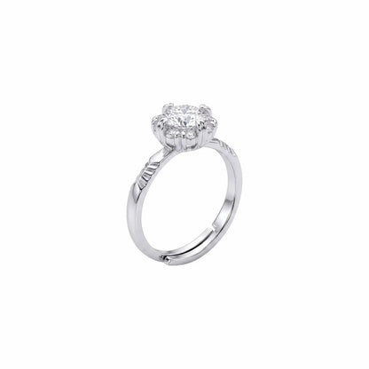 Starlight Solitaire Adjustable Ring - My Store