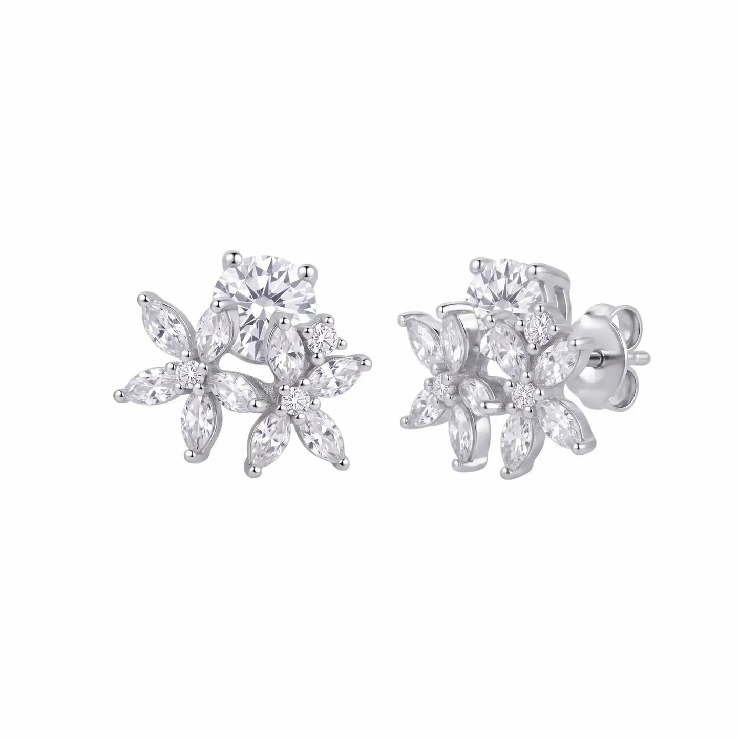 Twin Blossom Stud Earring - My Store